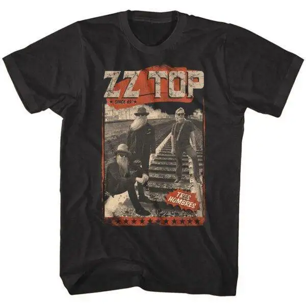 ZZ Top Tres Hombres Rails Men’s T Shirt