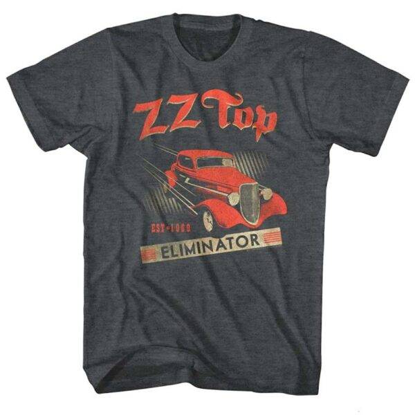ZZ Top Eliminator Car 1969 Men’s T Shirt
