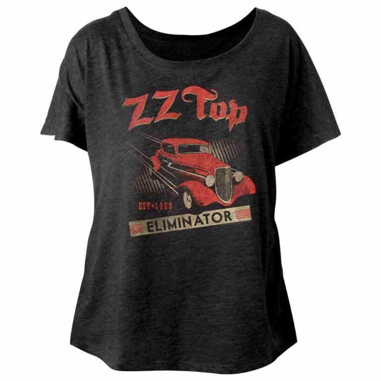 ZZ Top Eliminator Car 1969 Women’s Dolman Top