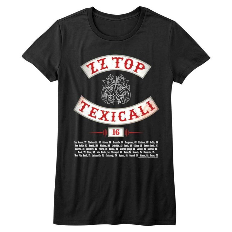 ZZ Top Texicali Tour 2016 Women’s T Shirt