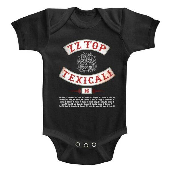 ZZ Top Texicali Tour 2016 Baby Onesie