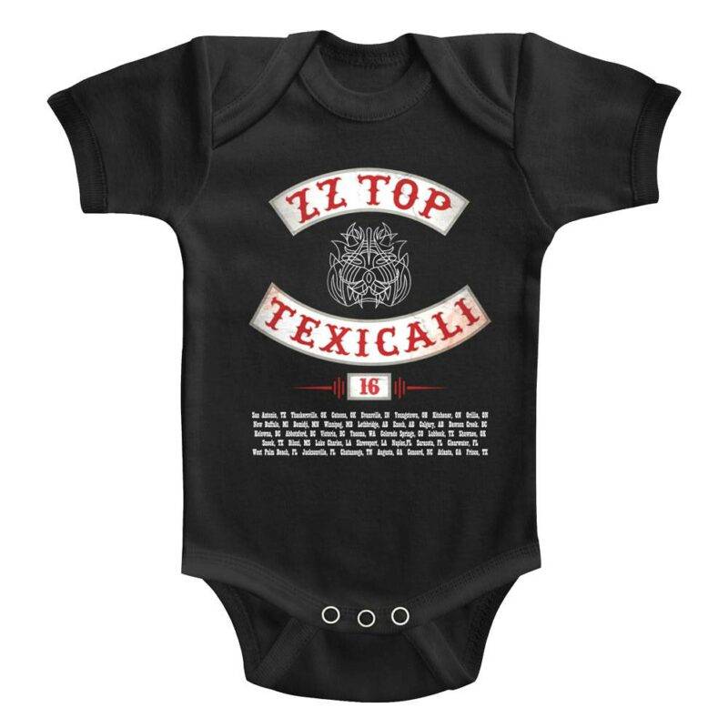 ZZ Top Texicali Tour 2016 Baby Onesie