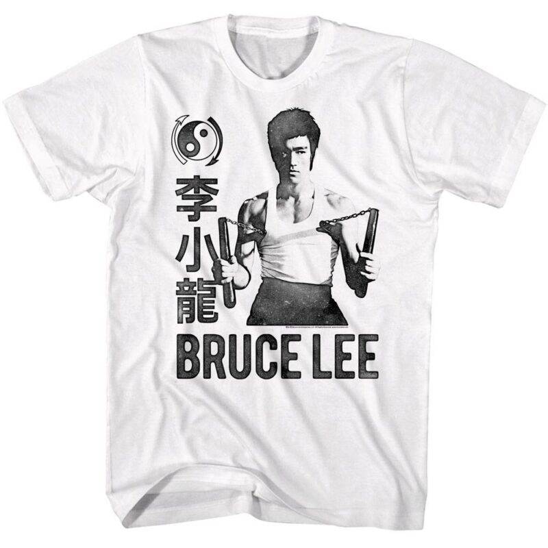 Bruce Lee Yin-Yang Warrior Men’s T Shirt