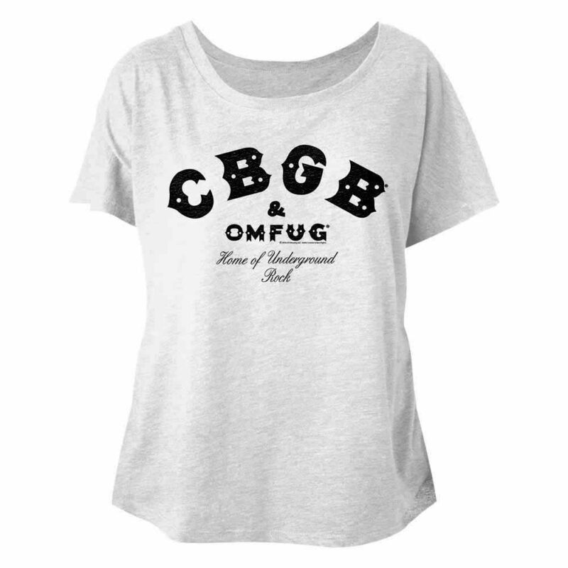 CBGB OMFUG Home of Underground Rock Women’s Dolman Top