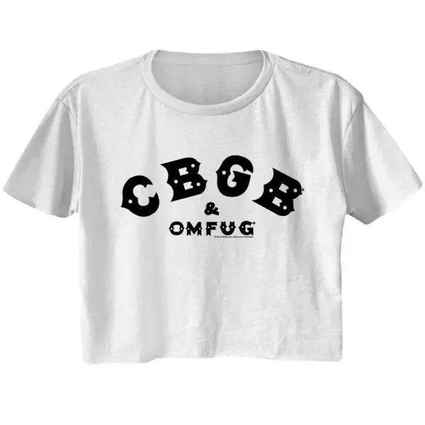 CBGB OMFUG Vintage Logo Women’s Crop T Shirt