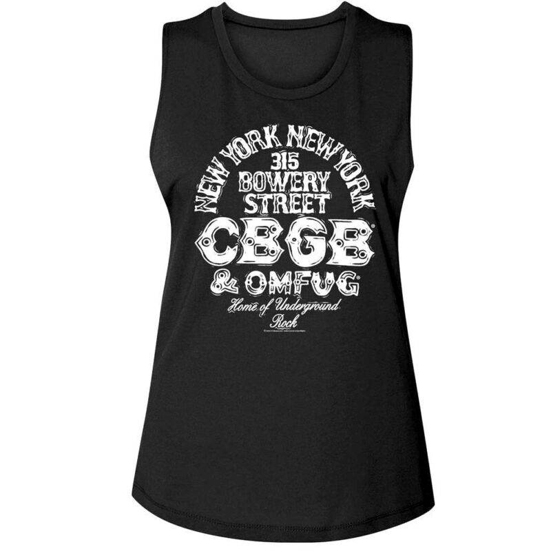 CBGB OMFUG New York Address Women’s Tank