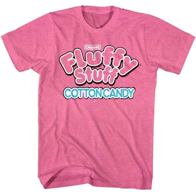 Charms Fluffy Stuff Cotton Candy Pink Men’s T Shirt