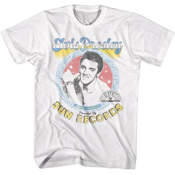 Elvis Presley presented by Sun Records Men’s T Shirt