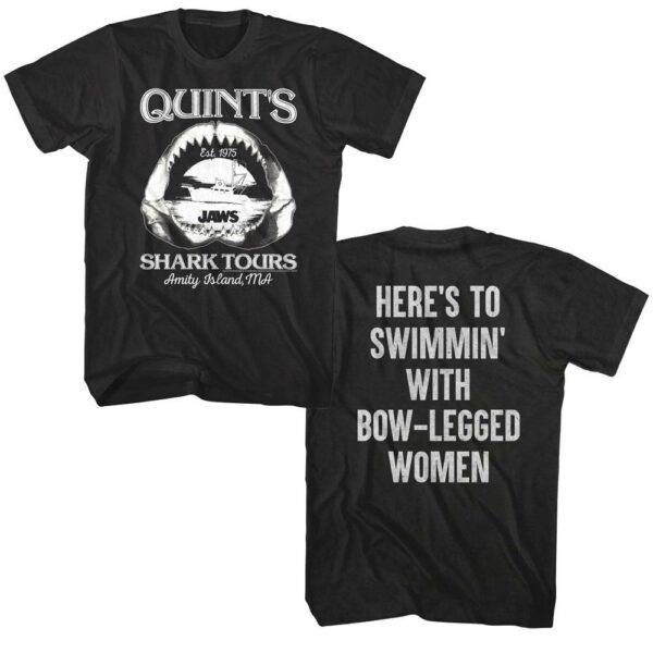 Jaws Quint’s Shark Tours Quote Men’s T Shirt
