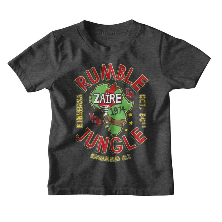 Muhammad Ali Rumble in the Jungle Zaire Kids T Shirt