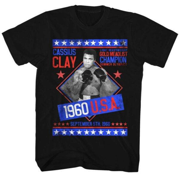 Muhammad Ali Heavyweight Gold Medalist Champion Men’s T Shirt