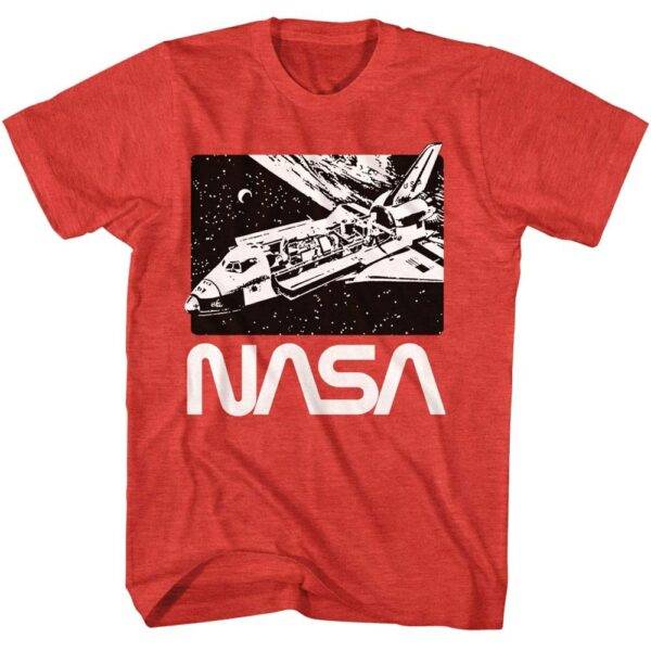 NASA Shuttle In Orbit Men’s T Shirt