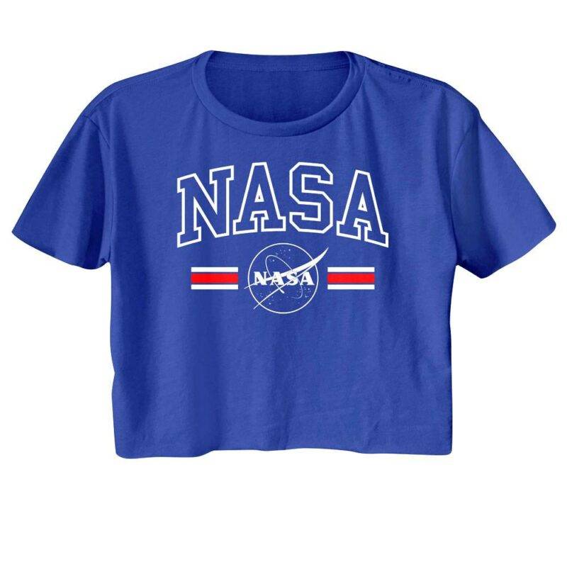 NASA Retro Stripes Women’s Crop Top