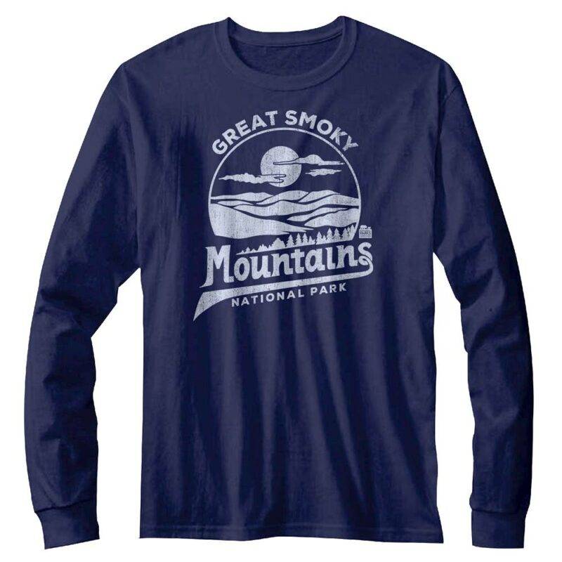 Great Smoky Mountain Tops Long Sleeve T Shirt