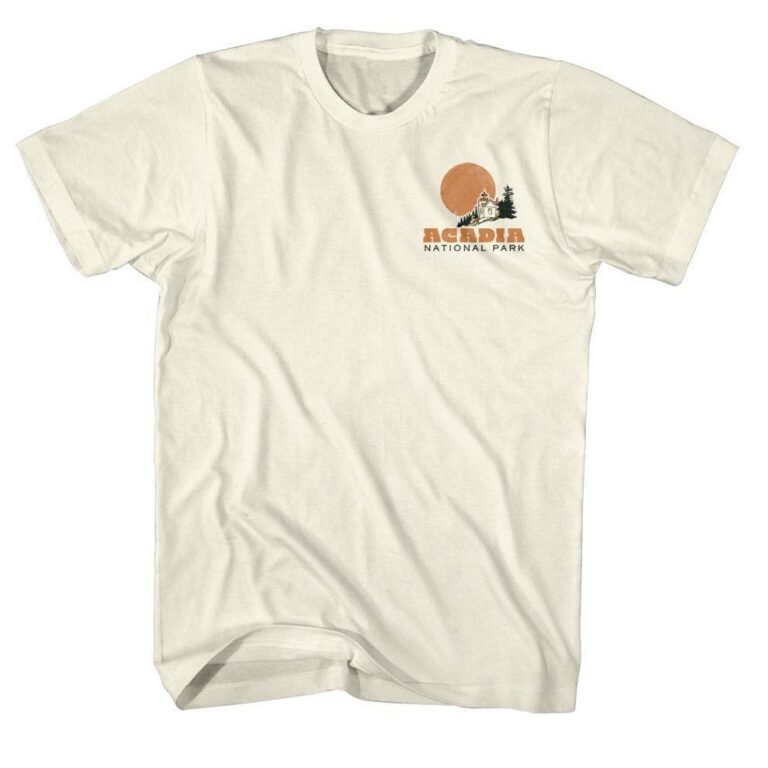 Acadia Lighthouse Bass Harbor Head Men’s T Shirt