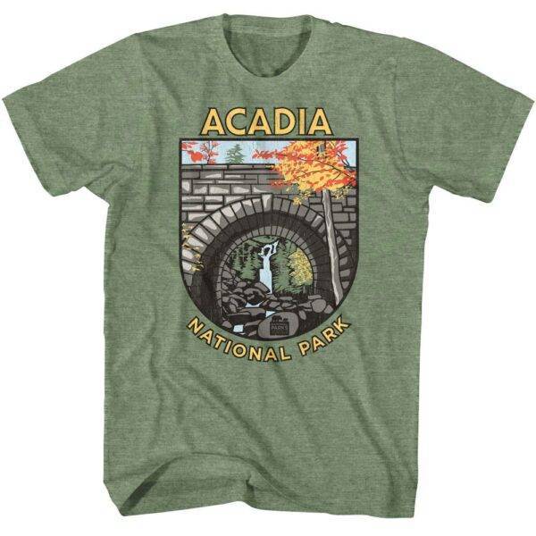Acadia’s Carriage Road Bridges Men’s T Shirt