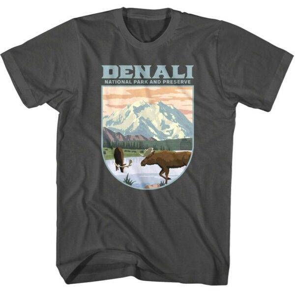 Denali McKinley Mountain Men’s T Shirt