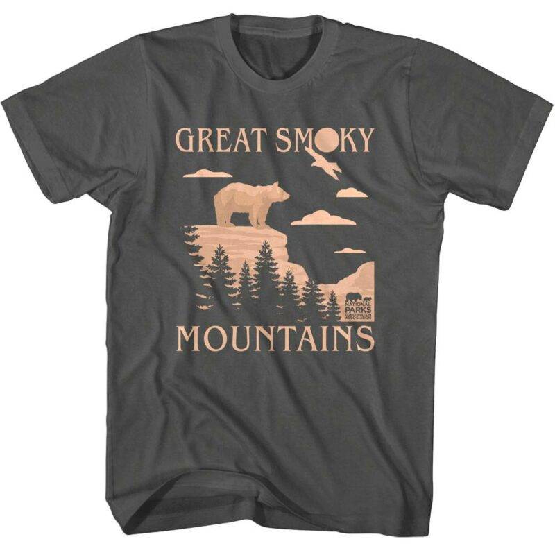Great Smoky Mountains Moonlight Men’s T Shirt