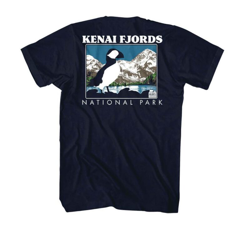 Kenai Fjords Puffin Winter Bird Men’s T Shirt
