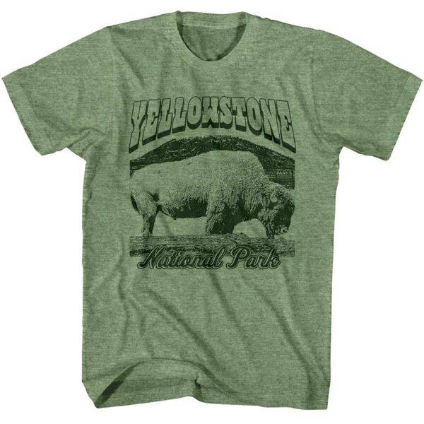 Yellowstone National Park Bison Men’s T Shirt