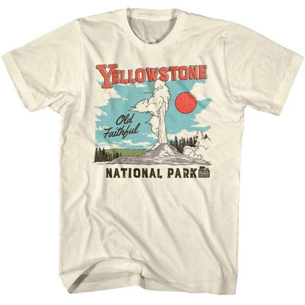Yellowstone Old Faithful Men’s T Shirt