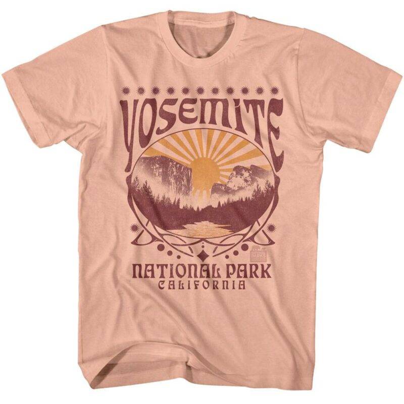 Yosemite Canyon Sunset Men’s T Shirt