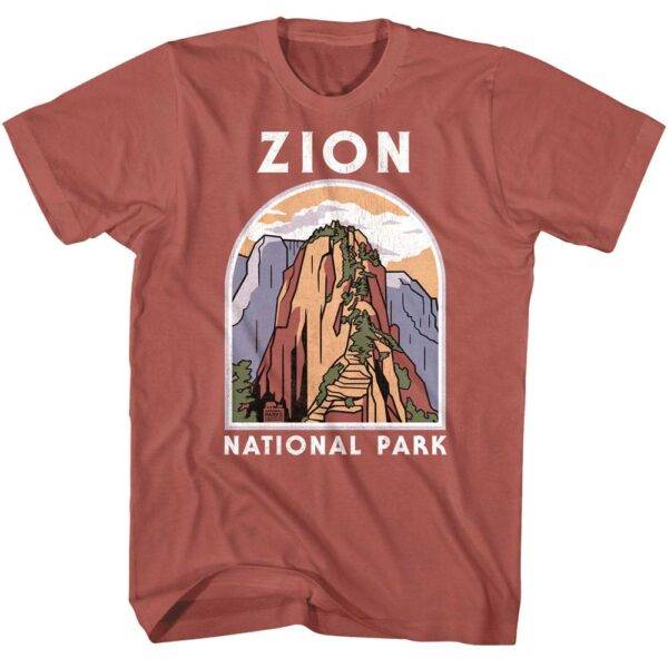 Zion Angel’s Landing Men’s T Shirt