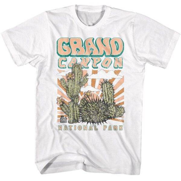 Grand Canyon Cactus Sunrays Men’s T Shirt