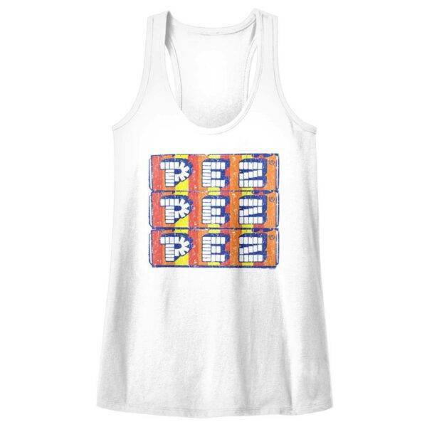 Pez Candy Stacked Bars Women’s Tank Top