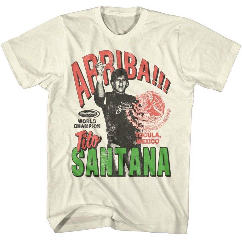 Powertown Tito Santana World Champion Men’s T Shirt