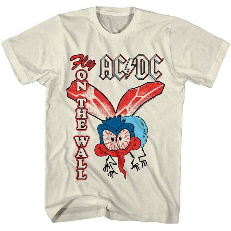 ACDC Bloodshot Fly On The Wall Men’s T Shirt