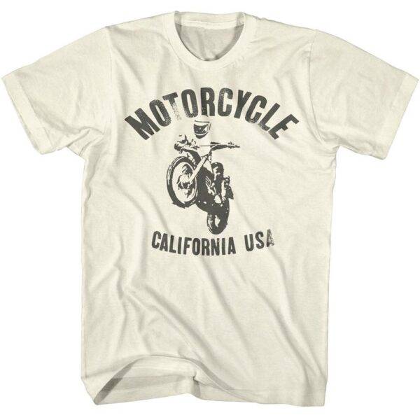 Bruce Brown Films Motorcycle California USA Men’s T Shirt