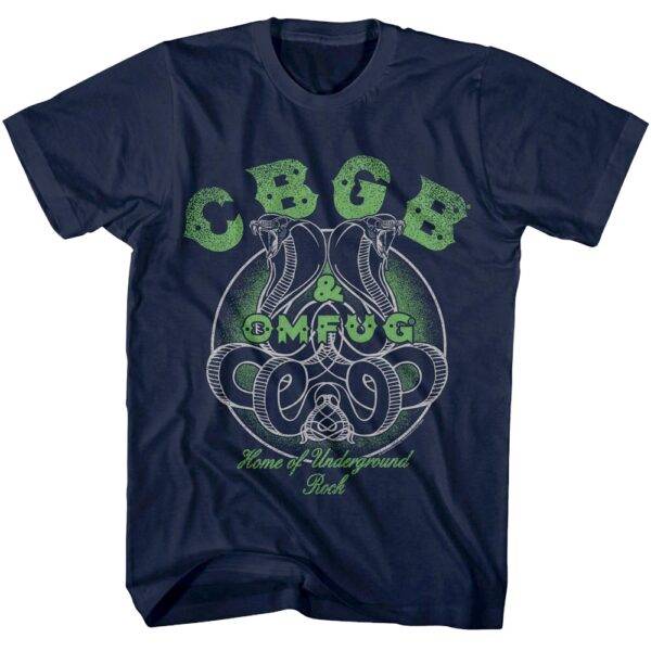 CBGB Spitting Cobras Men’s T Shirt