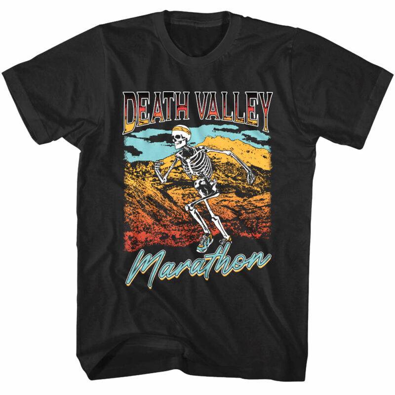 Death Valley Skeleton Marathon Men’s T Shirt