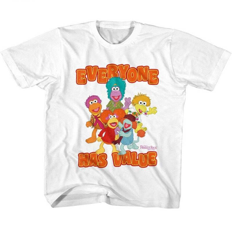 Fraggle Rock Everyone has Value Kids T Shirt