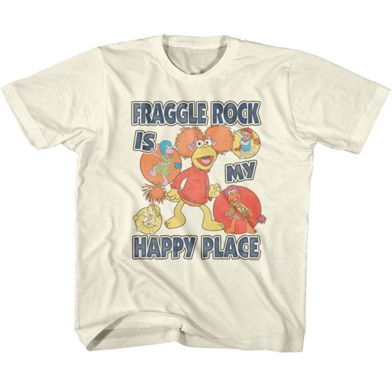 Fraggle Rock is my Happy Place Kids T Shirt