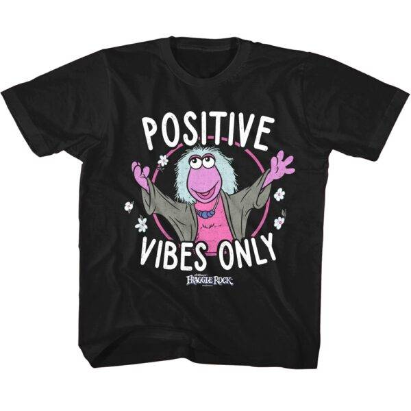 Fraggle Rock Positive Vibes Only Kids T Shirt