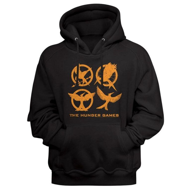 Hunger Games Mockingjay Emblems Hoodie