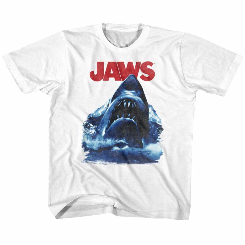 Jaws Shark Making Waves Kids T Shirt