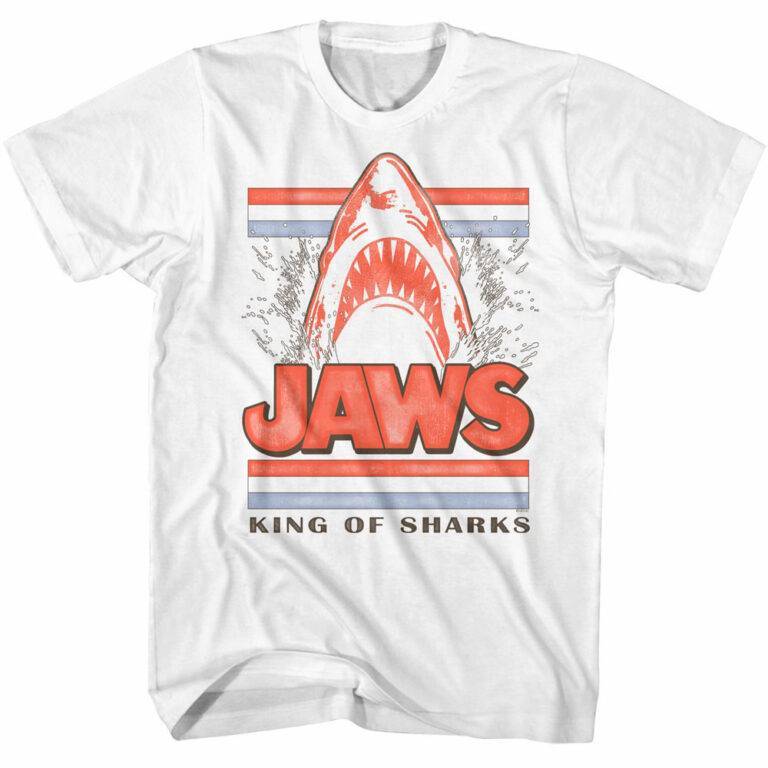 Jaws King of Sharks Head Men's T Shirt