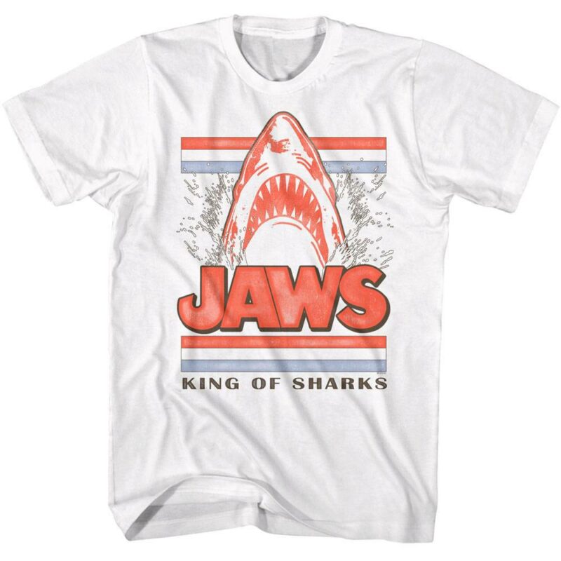 Jaws King of Sharks Head Men's T Shirt