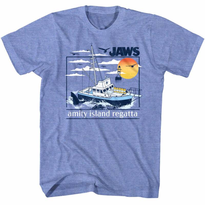 Jaws Amity Island Regatta Men’s T Shirt