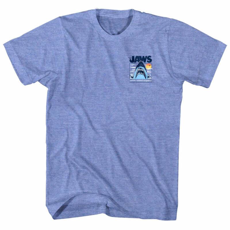 Jaws Amity Island Regatta Sunset Men’s T Shirt