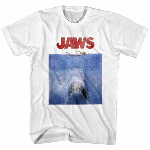 Jaws Vintage Shark Poster Men’s T Shirt