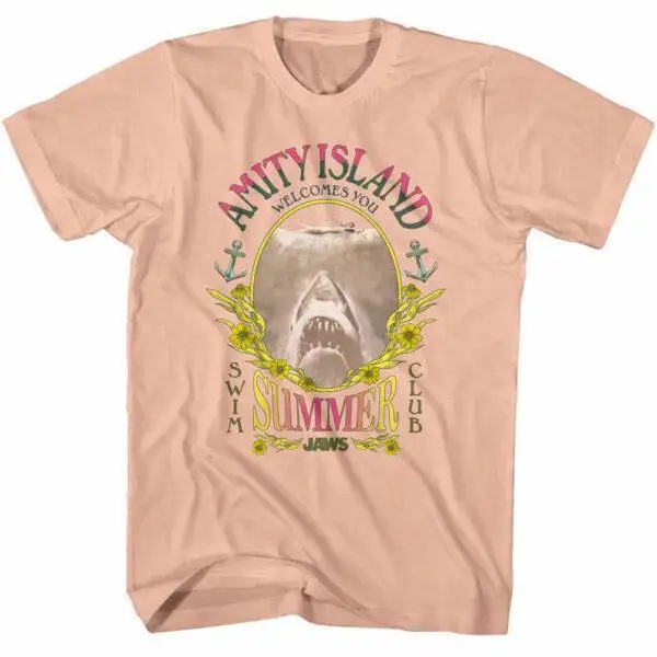 Jaws Amity Island Summer Swim Club Men’s T Shirt