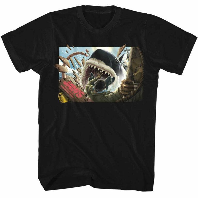 Jaws Head Tail Whole Damn Thing Men’s T Shirt