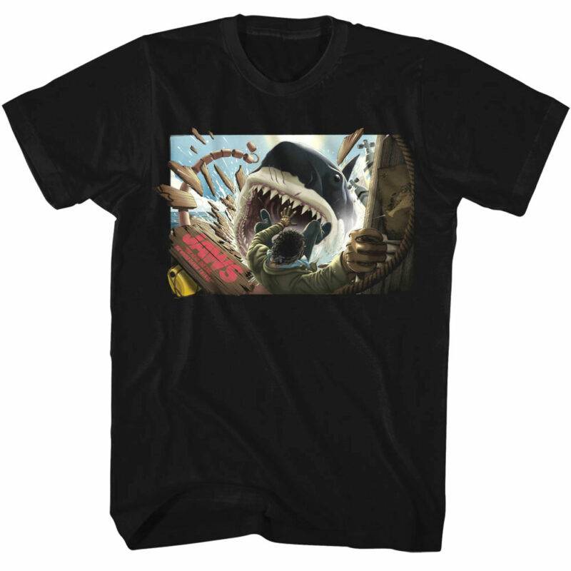 Jaws Head Tail Whole Damn Thing Men’s T Shirt