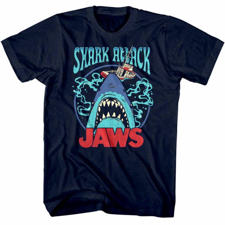 Jaws Shark Attack Water Men’s T Shirt