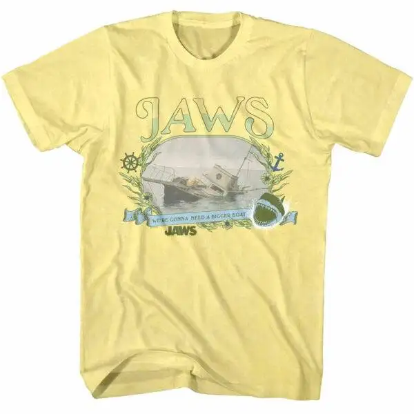 Jaws Ship Wreck Men’s T Shirt