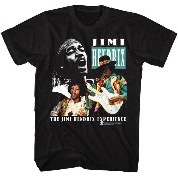 Jimi Hendrix Triple Threat Men’s T Shirt
